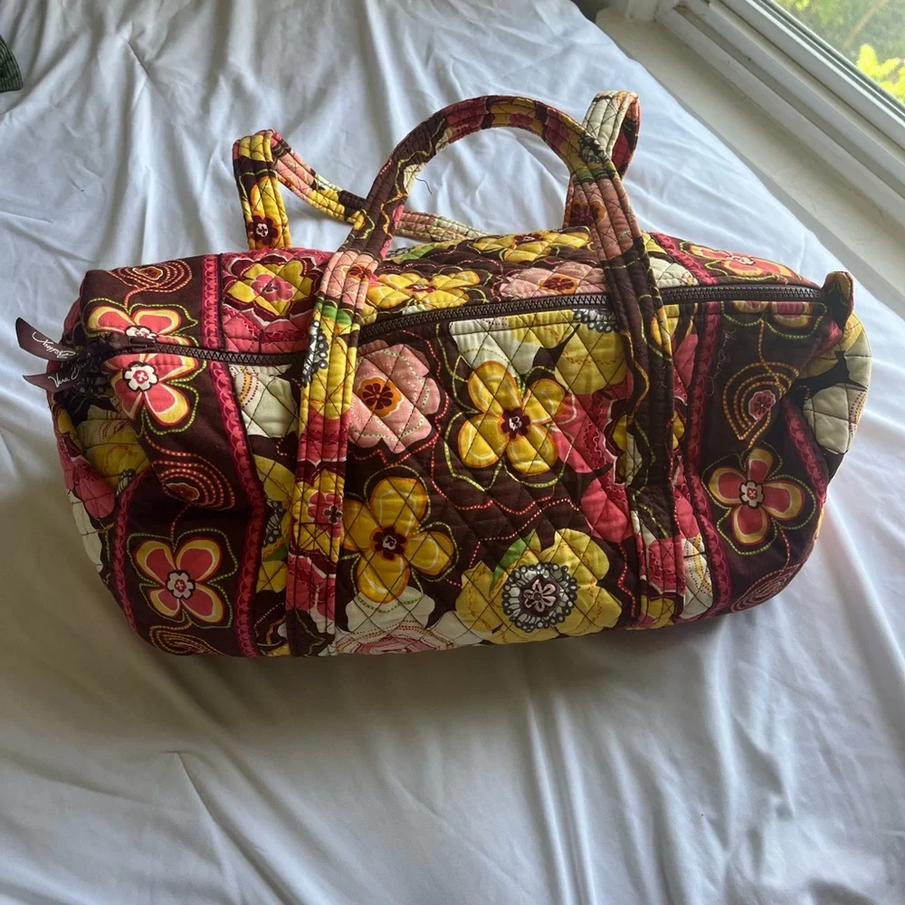 duffel bag vera bradley retired pattern travel bags outlet sale Packable Garden Dream Discover the latest Outlet Cotton Large Travel Duffel Bag at Beyondstyle.us and take advantage of our exclusive 34 Off Women's Gym Bags: Duffels &